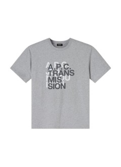 a.p.c. t-shirt mant-shirt transmission - cohbmh26645 pla