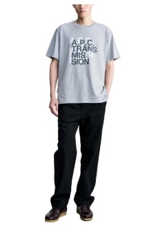 a.p.c. t-shirt mant-shirt transmission - cohbmh26645 pla