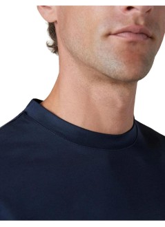 aurélien t-shirt manaur1 t-shirt, big collar - 60230902160000 navy