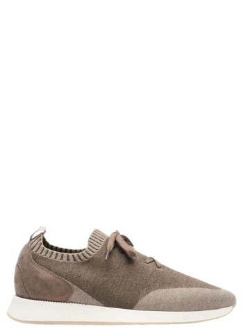 aurélien sneaker manactive knit sneaker - 60251305140000 ash grey brown