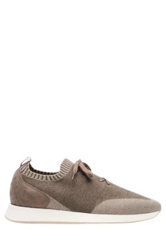 aurélien sneaker manactive knit sneaker - 60251305140000 ash grey brown