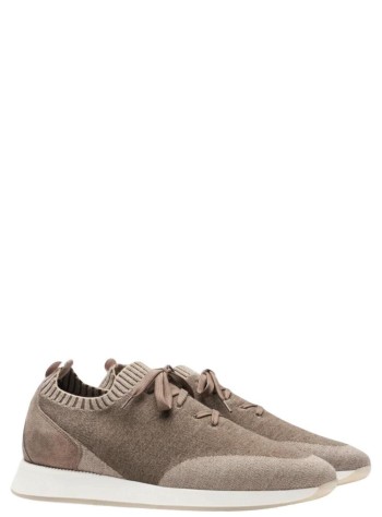 aurélien sneaker manactive knit sneaker - 60251305140000 ash grey brown 2