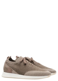 aurélien sneaker manactive knit sneaker - 60251305140000 ash grey brown