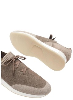 aurélien sneaker manactive knit sneaker - 60251305140000 ash grey brown