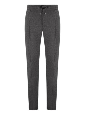 aurélien pant  manleisure cotton trousers - 40250903160000 dark grey