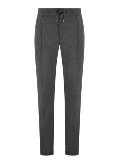 aurélien pant  manleisure cotton trousers - 40250903160000 dark grey