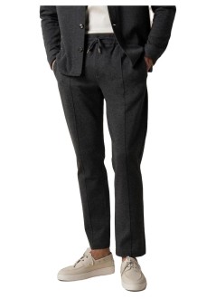 aurélien pant  manleisure cotton trousers - 40250903160000 dark grey