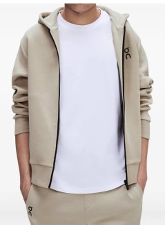 on running sudadera hombre focus tech zip hoodie - 1mf30300603 desert