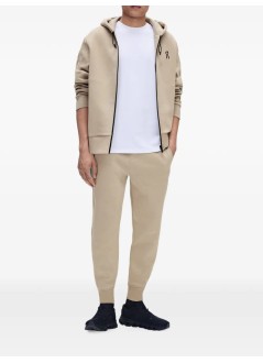 on running sudadera hombre focus tech zip hoodie - 1mf30300603 desert