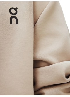 on running sudadera hombre focus tech zip hoodie - 1mf30300603 desert