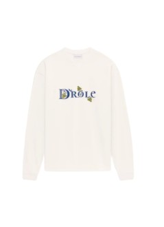 drôle de monsieur camiseta hombre drôle heritage long sleeve t-shirt - lts322co248ow off white