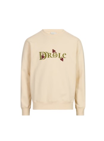 drôle de monsieur sudadera hombre drôle heritage sweatshirt - lsw206co127lbg light beige