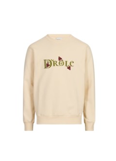 drôle de monsieur sudadera hombre drôle heritage sweatshirt - lsw206co127lbg light beige
