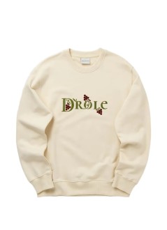 drôle de monsieur sudadera hombre drôle heritage sweatshirt - lsw206co127lbg light beige