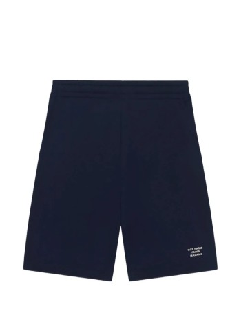 drôle de monsieur pantalon corto hombre slogan fleece short - permbs185co312ny navy