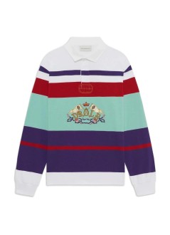 drôle de monsieur polo hombre d miroir racing long sleeve polo - mpl184co248 navy