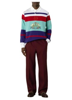drôle de monsieur polo hombre d miroir racing long sleeve polo - mpl184co248 navy