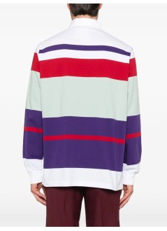 drôle de monsieur polo hombre d miroir racing long sleeve polo - mpl184co248 navy