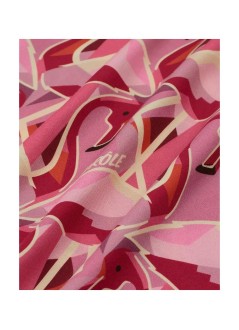 drôle de monsieur camiseria hombre notcha short sleeve shirt flamingo print - msh230vi050 pink