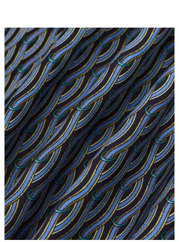 drôle de monsieur camiseria hombre notcha long sleeve shirt torsades print - msh234vi049 navy 2