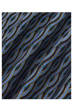 drôle de monsieur camiseria hombre notcha long sleeve shirt torsades print - msh234vi049 navy
