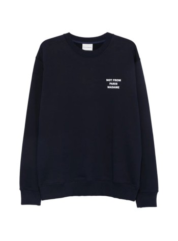 drôle de monsieur sudadera hombre bold slogan sweatshirt - msw149co127 navy