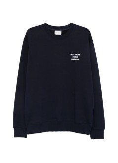 drôle de monsieur sudadera hombre bold slogan sweatshirt - msw149co127 navy