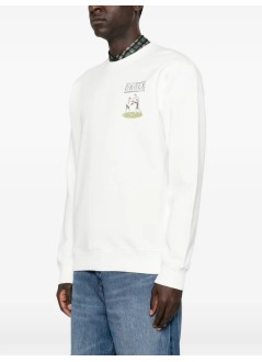 drôle de monsieur sudadera hombre drôle boxers sweatshirt - msw214co127 off white