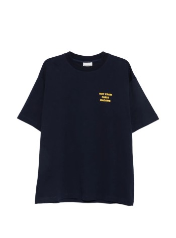 drôle de monsieur camiseta hombre bold slogan t-shirt - mts203co002 navy