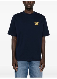 drôle de monsieur camiseta hombre bold slogan t-shirt - mts203co002 navy