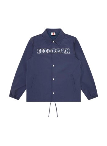 icecream outerwear hombre college applique coach jacket - icou26305 navy