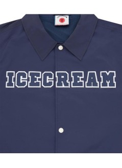 icecream outerwear hombre college applique coach jacket - icou26305 navy