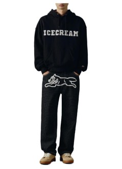 icecream sudadera hombre embellished popover hood - icph26335 black