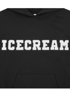 icecream sudadera hombre embellished popover hood - icph26335 black