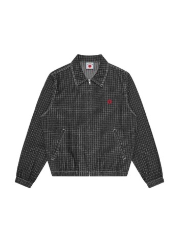 icecream outerwear hombre ripstop denim work jacket - icdj26371 black
