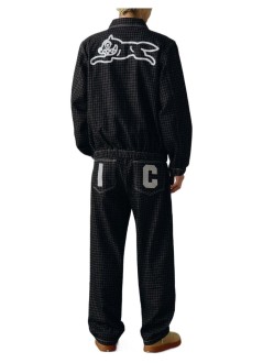 icecream outerwear hombre ripstop denim work jacket - icdj26371 black