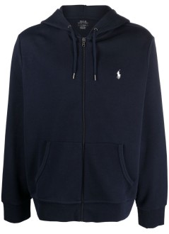 polo ralph lauren sudadera hombre double-knit full-zip hoodie - 710888282002 aviator navy