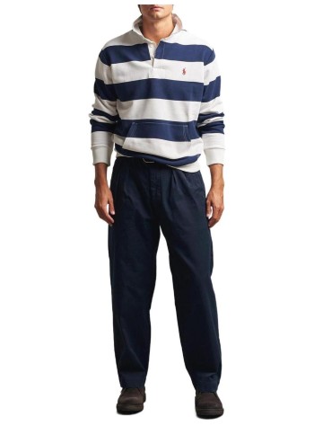 polo ralph lauren polo hombre knit-rugby-pullover - 710b26283002 newport navy white 2