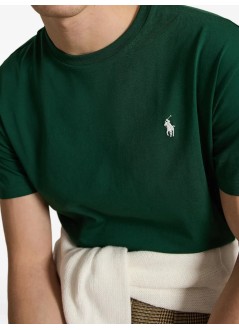 polo ralph lauren t-shirt manshort sleeve custom slim fit cotton t-shirt - 710671438531 new forest c1730