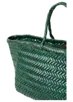 dragon diffusion handbag mujer bamboo triple jump small - 8811 forest