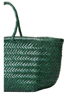 dragon diffusion handbag mujer bamboo triple jump small - 8811 forest