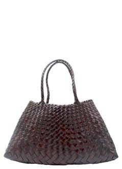dragon diffusion handbag mujer santa croce big - 8892 dark brown