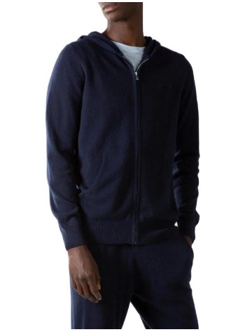 aurélien sweater mancashmere zipper vest - 40231002150004 navy 2