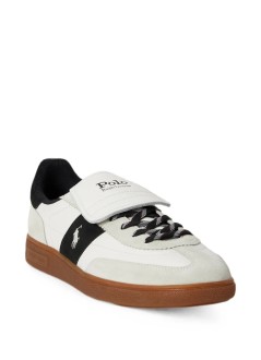 polo ralph lauren sneaker hombre bedford ppft-sneakers-low top lace - 809p15675002 deckwash white black