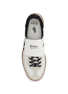 polo ralph lauren sneaker hombre bedford ppft-sneakers-low top lace - 809p15675002 deckwash white black