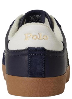 polo ralph lauren sneaker mancrt vulc iii-sneakers-low top lace - 816p15847002 hunter navy deckwash white
