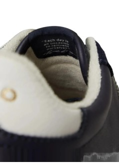polo ralph lauren sneaker mancrt vulc iii-sneakers-low top lace - 816p15847002 hunter navy deckwash white