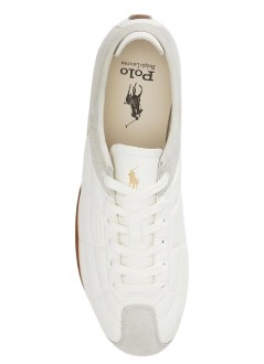 polo ralph lauren sneaker manralph l rcer-sneakers-low top lace - 809p15758001 white