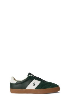 polo ralph lauren sneaker mancrt vulc iii-sneakers-low top lace - 816p15847001 new forest deckwash white