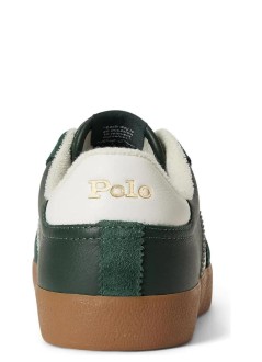polo ralph lauren sneaker mancrt vulc iii-sneakers-low top lace - 816p15847001 new forest deckwash white